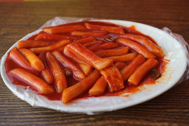 서울 전통 음식 떡볶이 길거리 음식